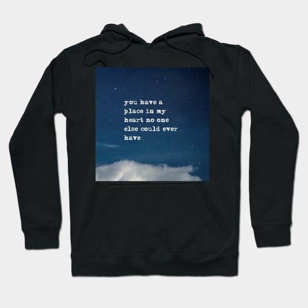 Place in my heart - Fitzgerald in the night sky Hoodie by RoseAesthetic